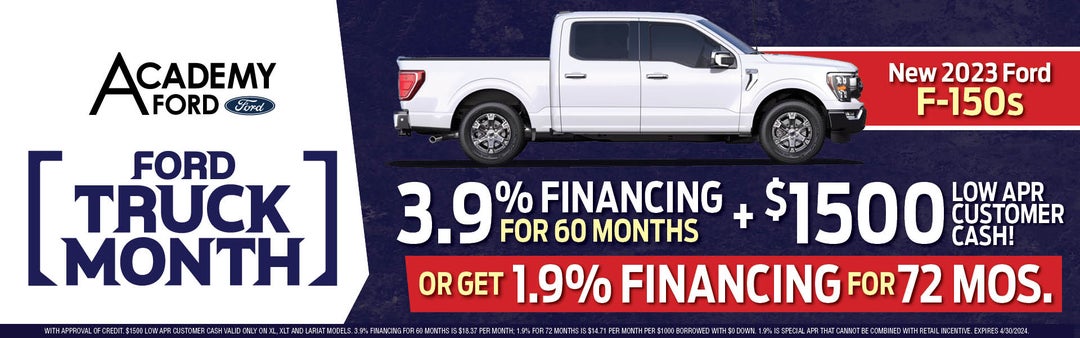 Your Choice Offer on New 2023 F-150's!