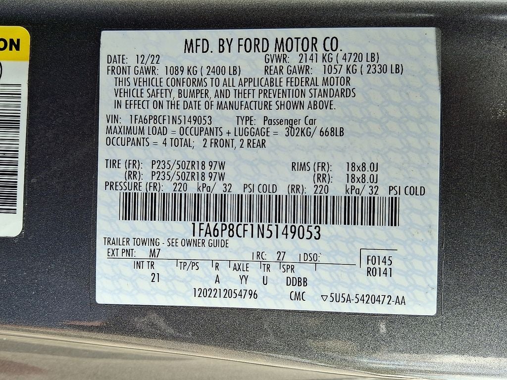 2022 Ford Mustang GT