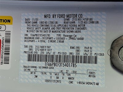 2026 Ford Mustang GT Premium