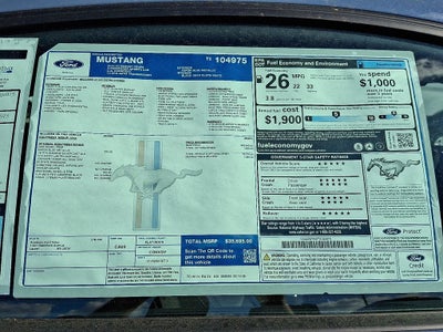 2026 Ford Mustang EcoBoost® Fastback
