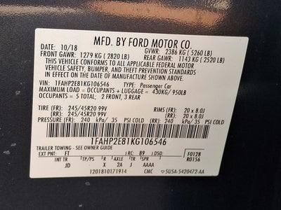 2019 Ford Taurus SEL