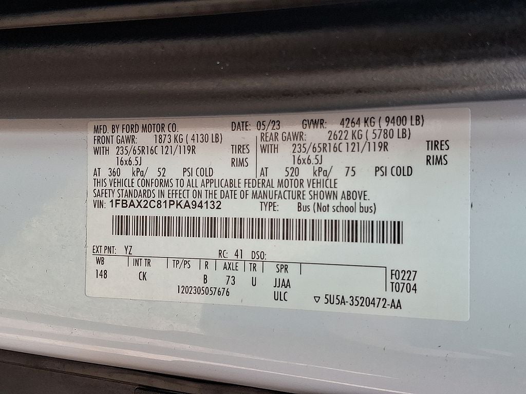 2023 Ford Transit-350 XLT