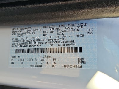 2025 Ford Transit-350 XLT