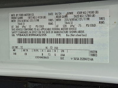 2024 Ford Transit-350 XLT