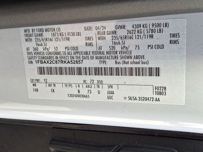 2024 Ford Transit-350 XLT