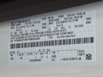 2026 Ford Transit-350 XL