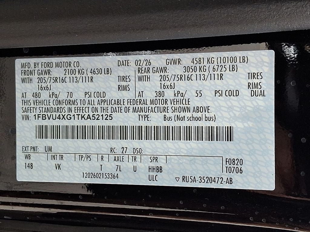 2026 Ford Transit-350 Passenger Van XL