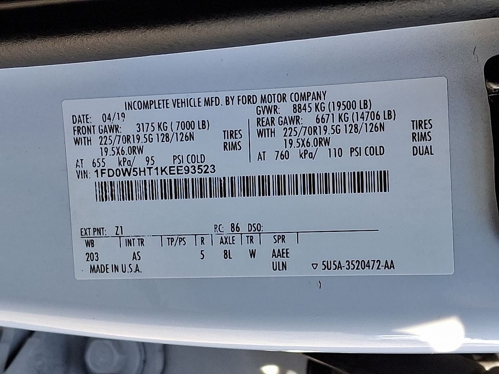 2019 Ford F-550SD XL DRW