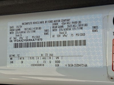 2024 Ford Transit-350 XLT