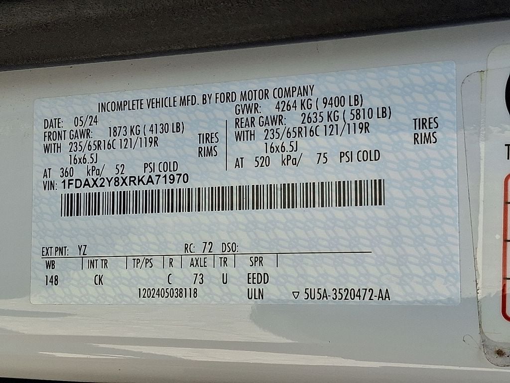 2024 Ford Transit-350 XLT
