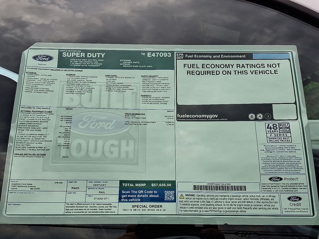 2026 Ford F-350SD DRW