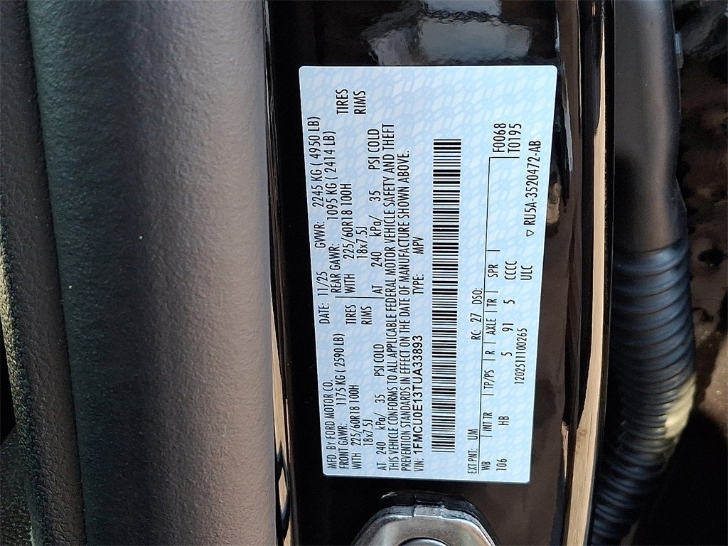 2026 Ford Escape Plug-In Hybrid Base