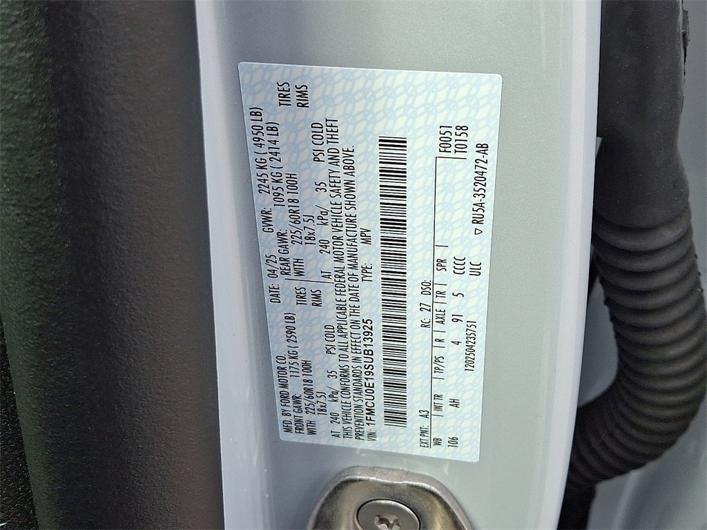 2025 Ford Escape Plug-In Hybrid Base