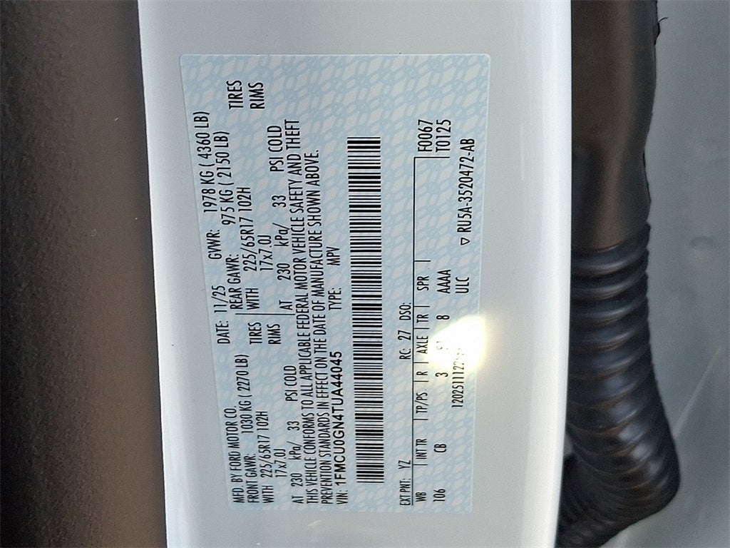 2026 Ford Escape Active