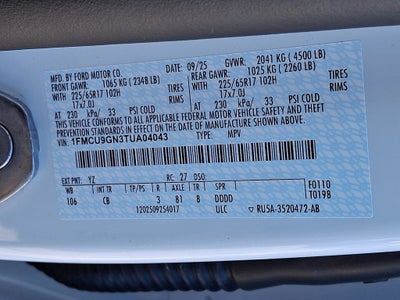 2026 Ford Escape Active