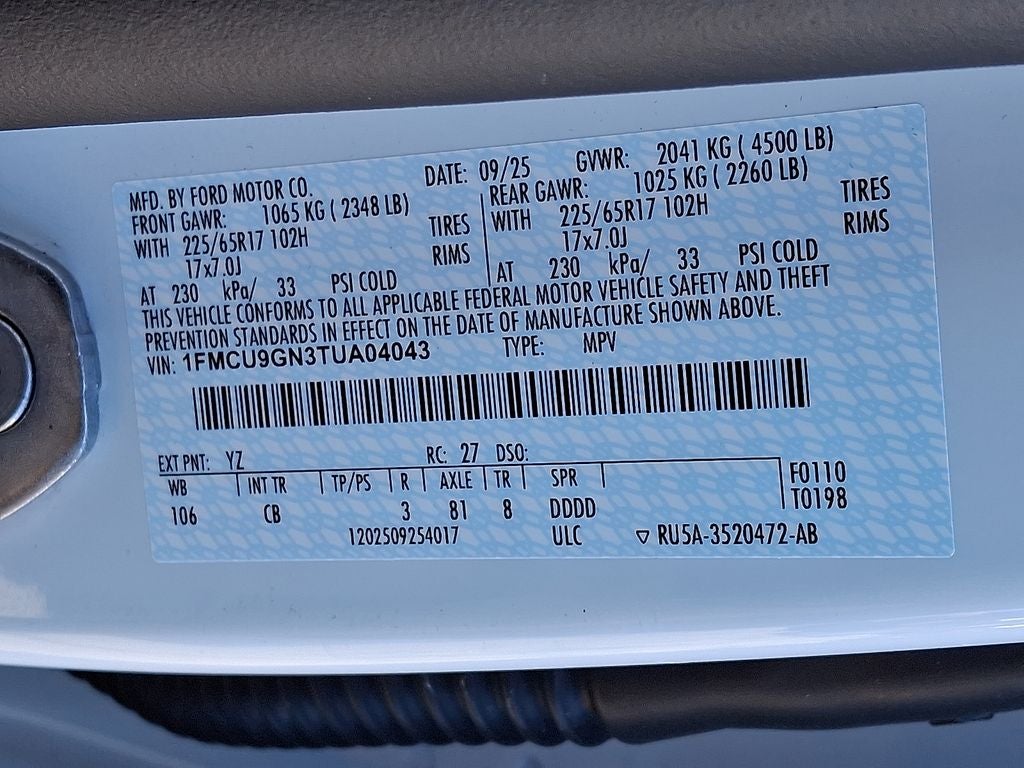 2026 Ford Escape Active