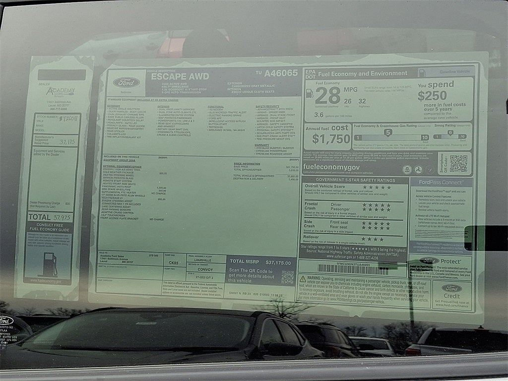 2026 Ford Escape Active