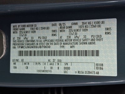 2025 Ford Escape Active