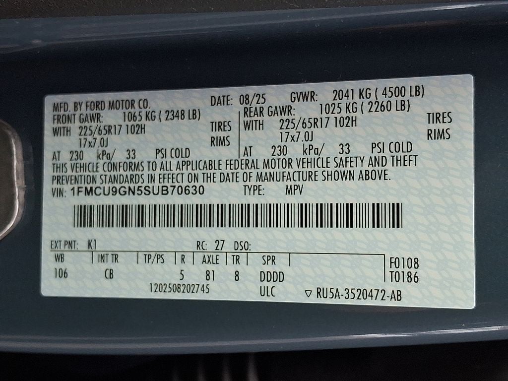 2025 Ford Escape Active