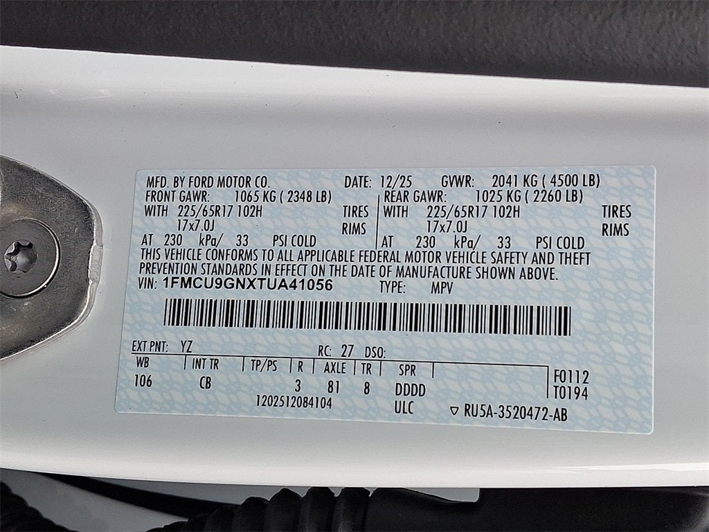 2026 Ford Escape Active