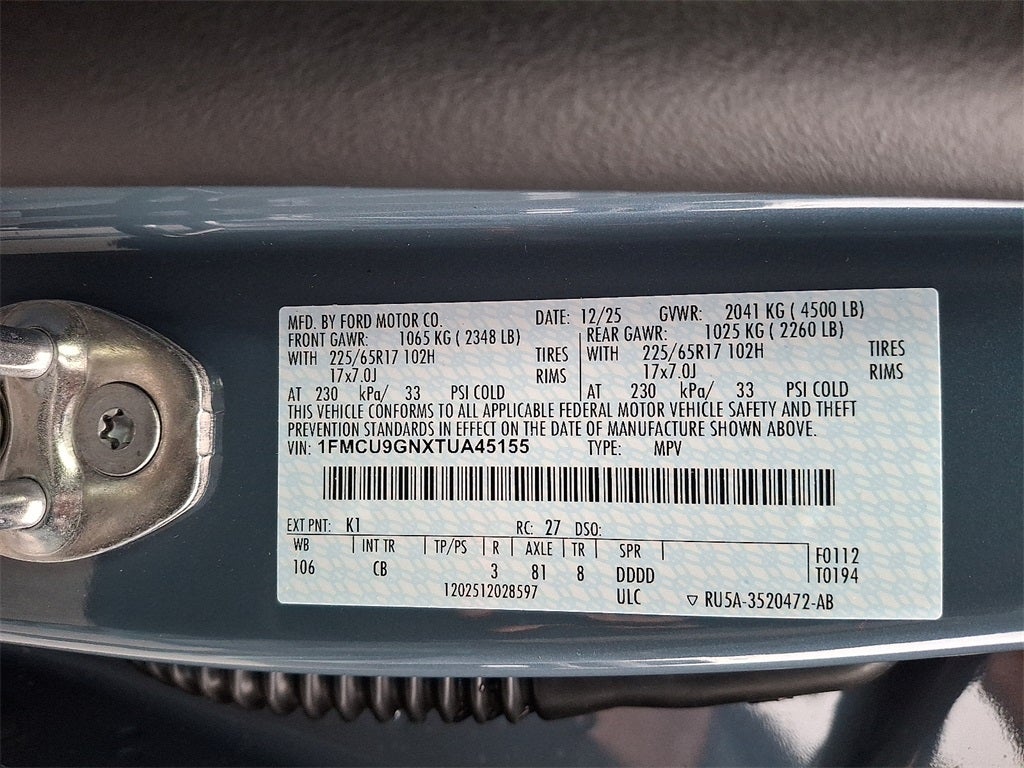 2026 Ford Escape Active