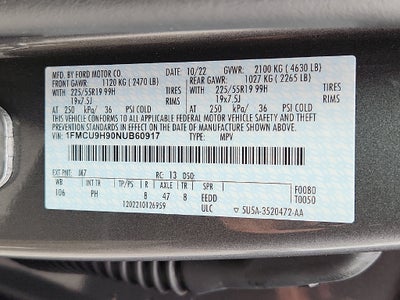 2022 Ford Escape SEL