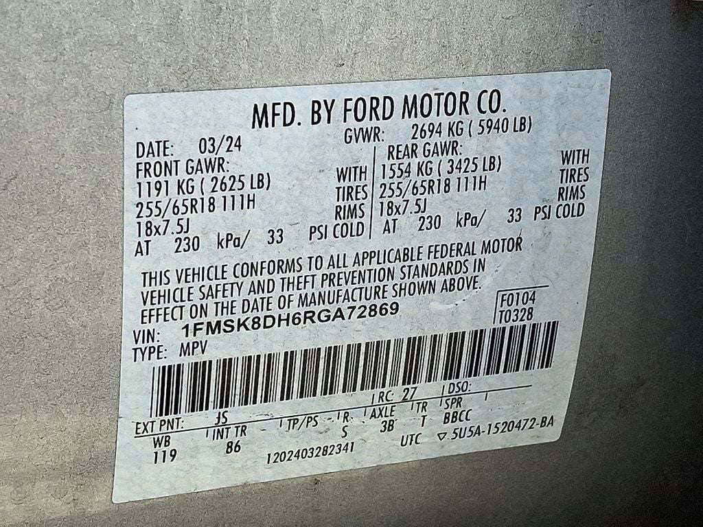 2024 Ford Explorer XLT