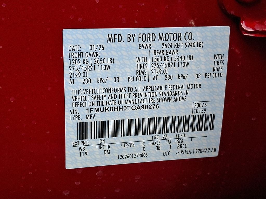 2026 Ford Explorer Platinum