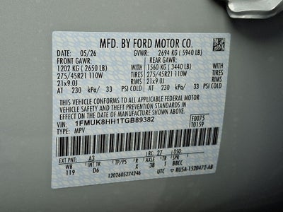 2026 Ford Explorer Platinum