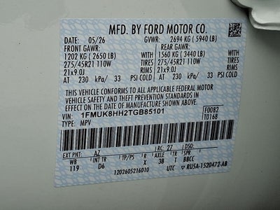 2026 Ford Explorer Platinum
