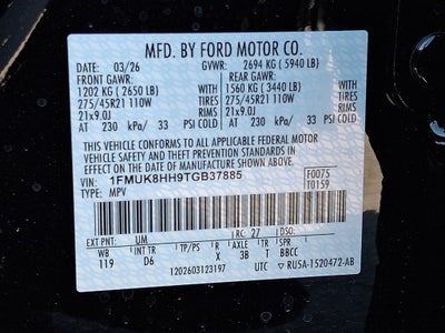 2026 Ford Explorer Platinum