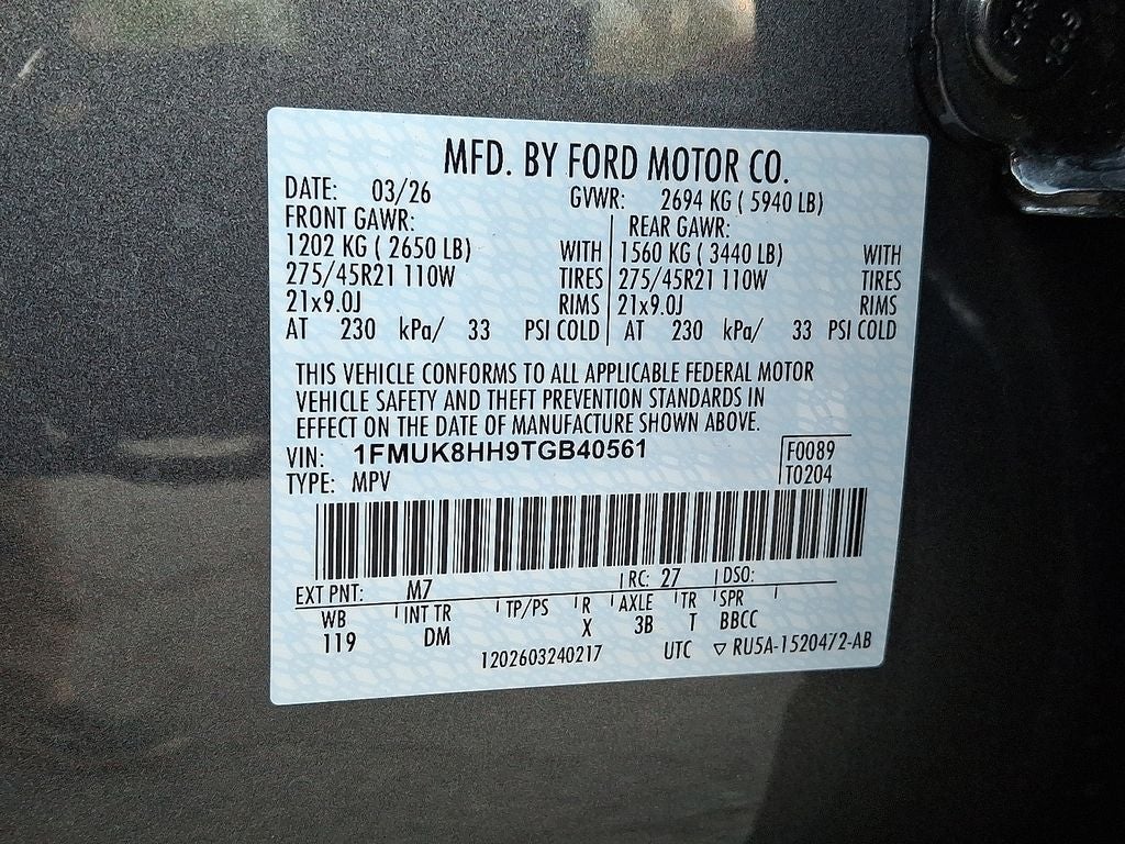 2026 Ford Explorer Platinum