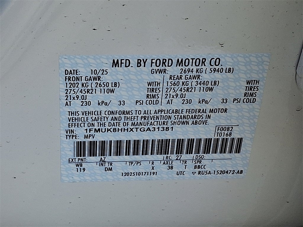 2026 Ford Explorer Platinum