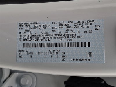 2026 Ford F-350SD Platinum