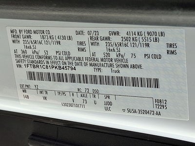 2023 Ford Transit-250 Base