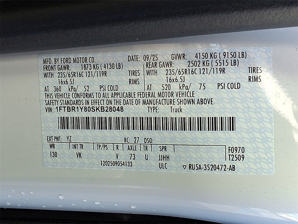 2025 Ford Transit-250 Base