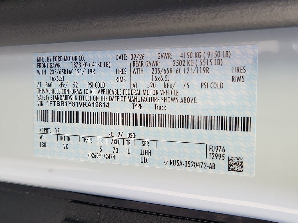 2027 Ford Transit-250 Base