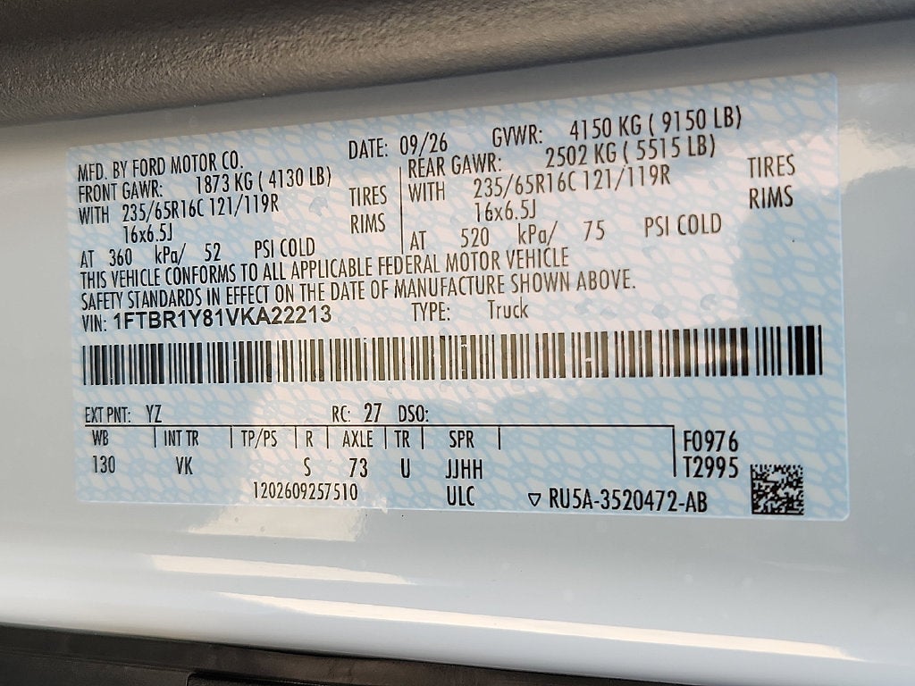 2027 Ford Transit-250 Base