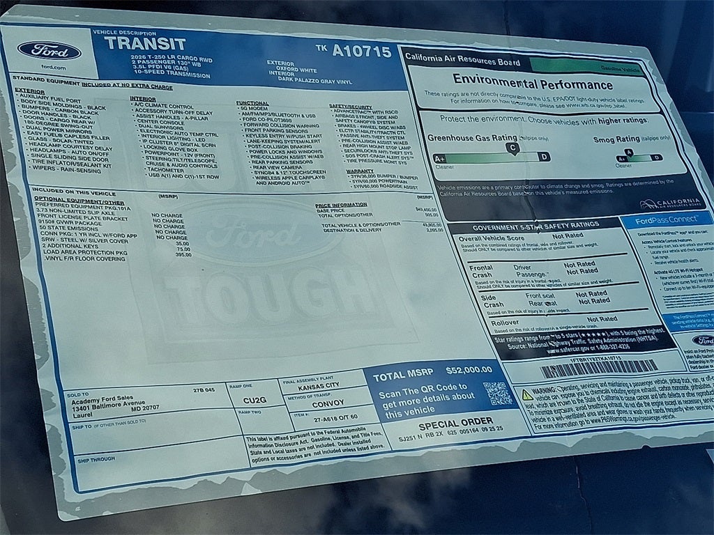 2026 Ford Transit-250 Base