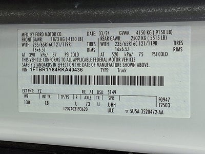 2024 Ford Transit-250 Base