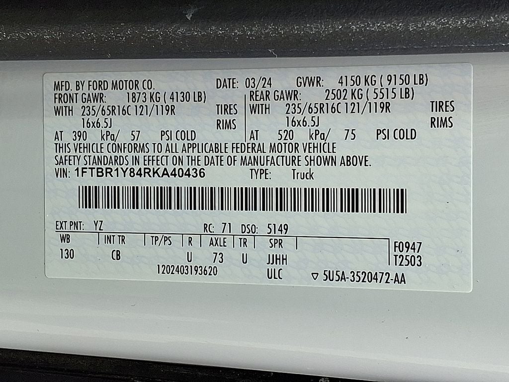 2024 Ford Transit-250 Base