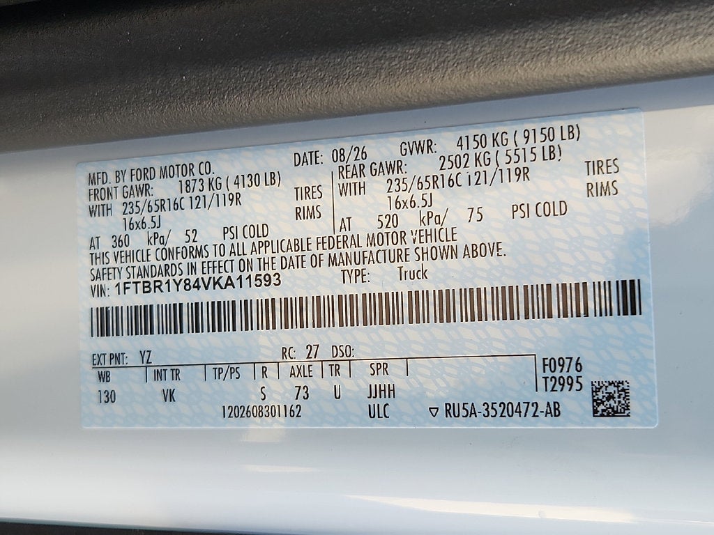2027 Ford Transit-250 Base