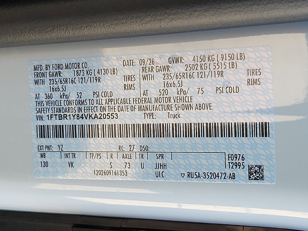 2027 Ford Transit-250 Base