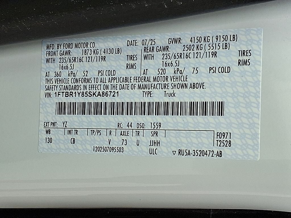 2025 Ford Transit-250 Base