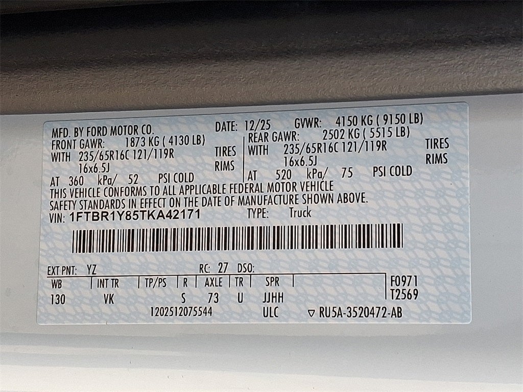 2026 Ford Transit-250 Base