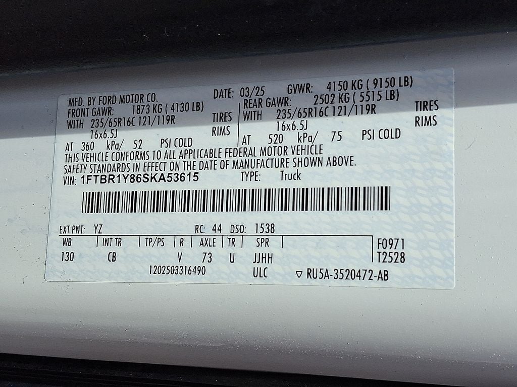 2025 Ford Transit-250 Base