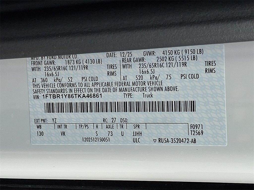 2026 Ford Transit-250 Base