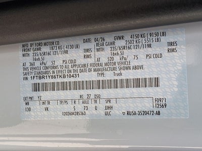 2026 Ford Transit-250 Base