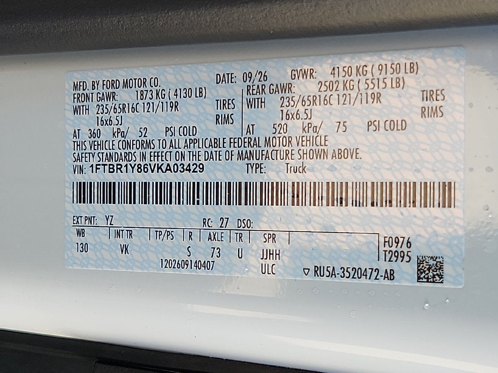 2027 Ford Transit-250 Base