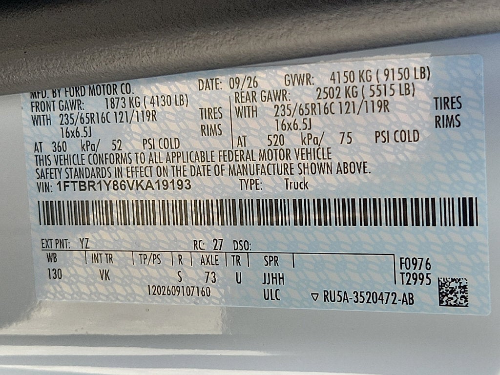 2027 Ford Transit-250 Base